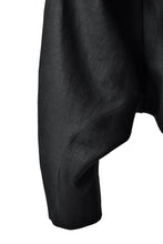 Load image into Gallery viewer, SOSNOVSKA exclusive CLOWN STYLE LINEN PANTS (BLACK)