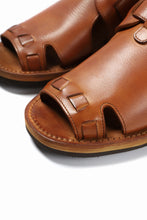 画像をギャラリービューアに読み込む, sus-sous sandal shoes / italy oiled cow leather *hand dyed (NATURAL)