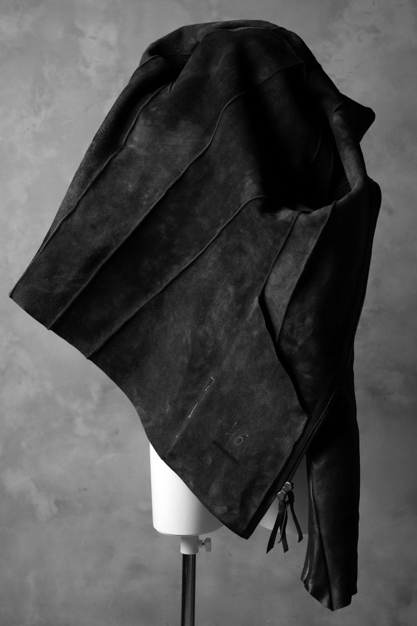 LEON EMANUEL BLANCK exclusive FORCED STRAIGHT JACKET / GUIDI HORSE LEATHER (BLACK)