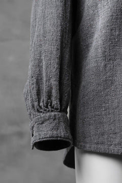 Load image into Gallery viewer, COLINA FRENCH WORK SHIRT JACKET / HAND SPUN COTTON TWEED (SUMI)