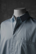 Load image into Gallery viewer, JOE CHIA DOUBLE LAYERED SHIRT (BABY BLUE)