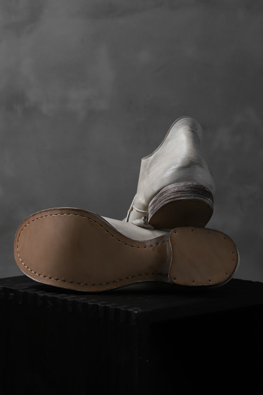 Load image into Gallery viewer, Portaille exclusive PL20 Derby Shoes (ROMABIANCO Soft Horse / Dusty Waxed WHITE)