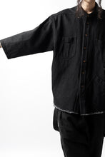 Load image into Gallery viewer, A.F ARTEFACT exclusive ENGINEER SHIRT-JKT / LOW COUNT DENIM (BLACK)