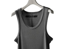 Load image into Gallery viewer, A.F ARTEFACT LONG TANK TOP / COTTON RIB (GREY)