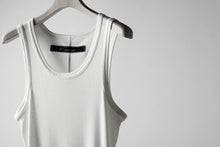 Load image into Gallery viewer, A.F ARTEFACT LONG RIB TANK TOP (WHITE)