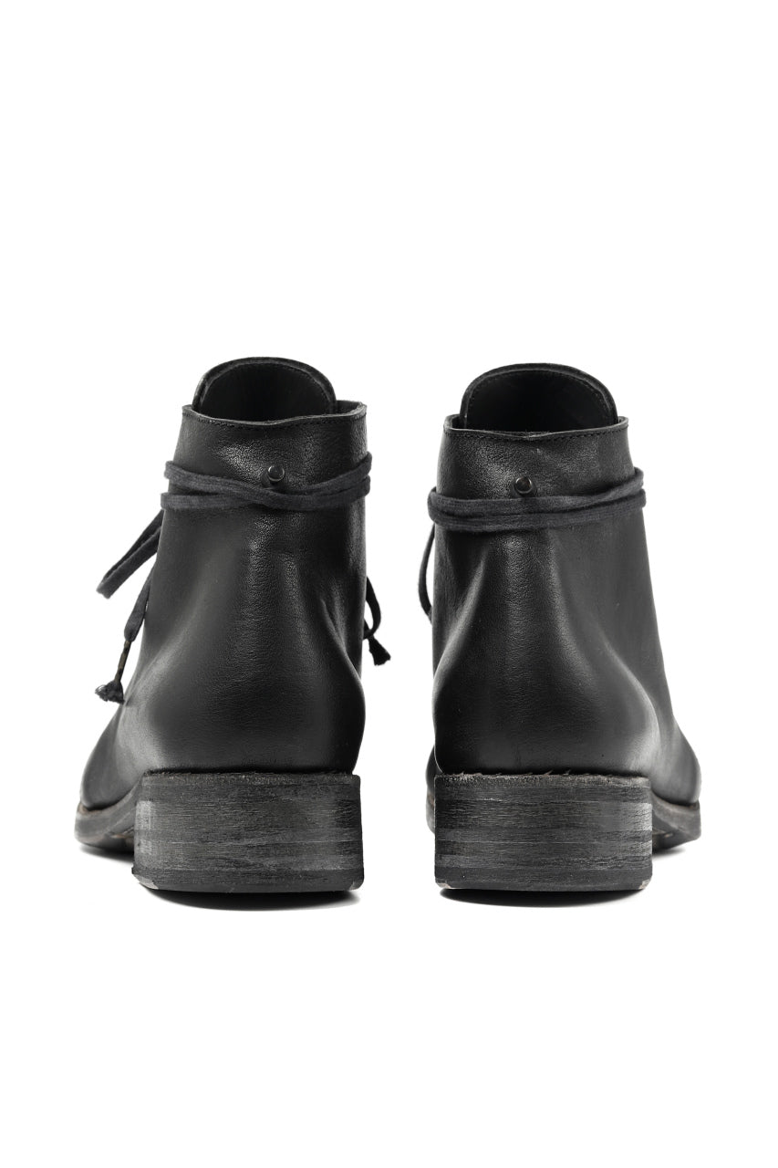 EVARIST BERTRAN EB12 Laced Middle Boots / Kangaroo (BLACK) – LOOM
