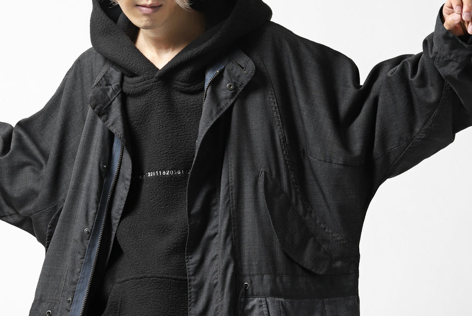 画像をギャラリービューアに読み込む, CHANGES VINTAGE REMAKE FIELD COAT (MULTI BLACK #B)