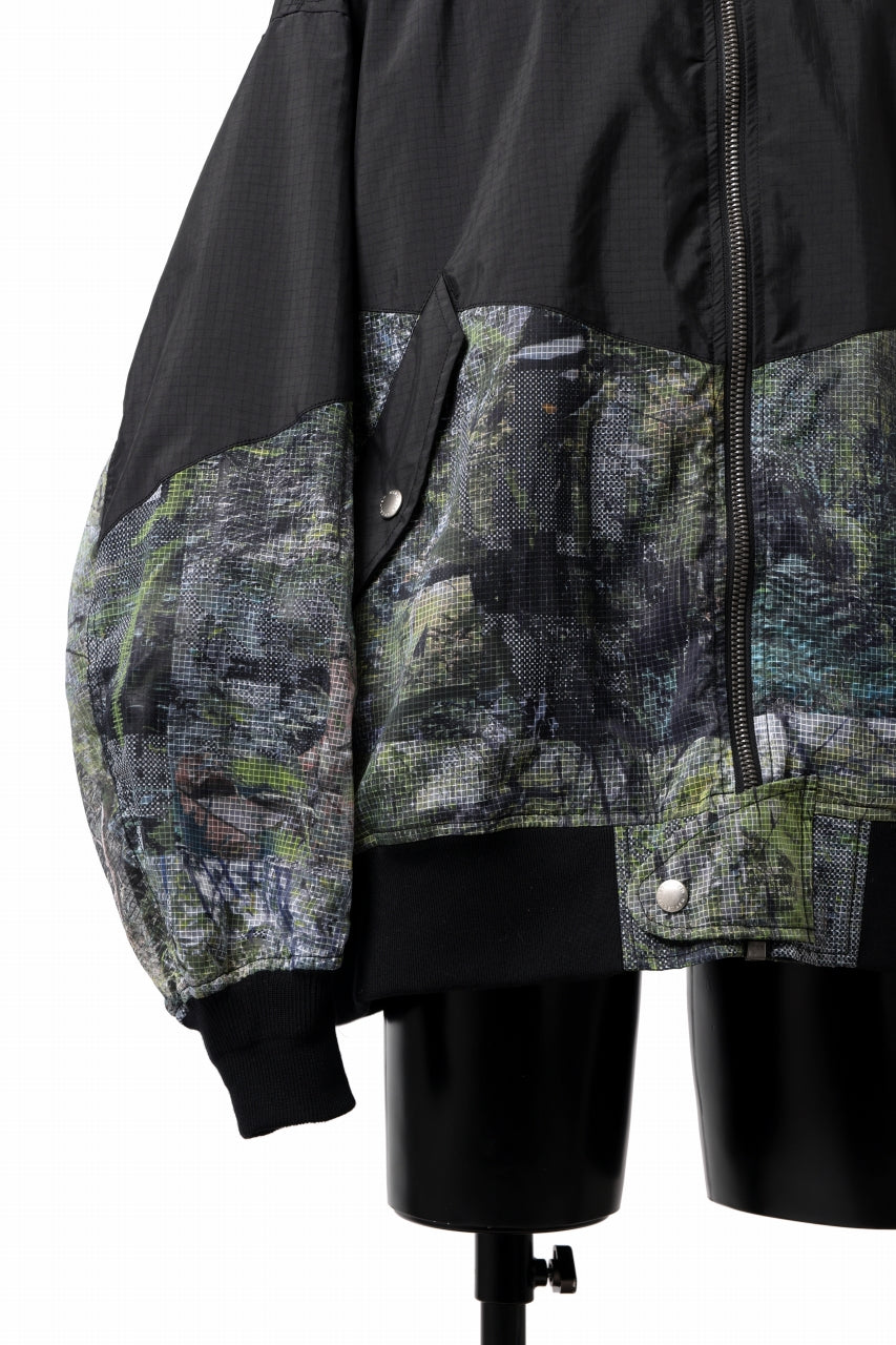 FACETASM FOREST SWITCHING BLOUSON (BLACK×GREEN)の商品ページ 