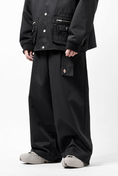 画像をギャラリービューアに読み込む, FACETASM x DICKIES BELTED BIG HEART PANTS (BLACK)