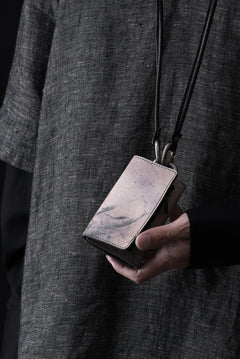 画像をギャラリービューアに読み込む, ierib smart folding neck wallet / Marble Cordovan (GREY-B)