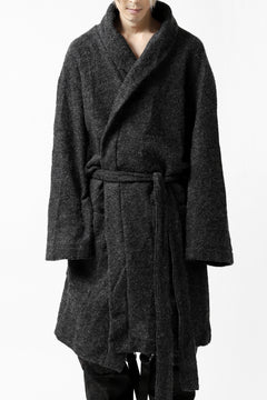 画像をギャラリービューアに読み込む, A.F ARTEFACT WARM KNIT GOWN COAT (GREY)