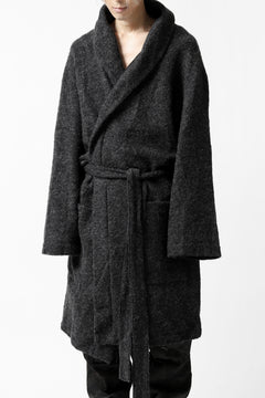 画像をギャラリービューアに読み込む, A.F ARTEFACT WARM KNIT GOWN COAT (GREY)