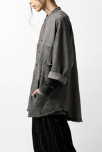 Load image into Gallery viewer, A.F ARTEFACT exclusive COVER-ALL JACKET / LOW COUNT DENIM (DYED GREY)