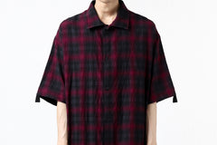 画像をギャラリービューアに読み込む, A.F ARTEFACT &quot;CLUELESS&quot; HALF SLEEVE SHIRT (BLACK x RED)