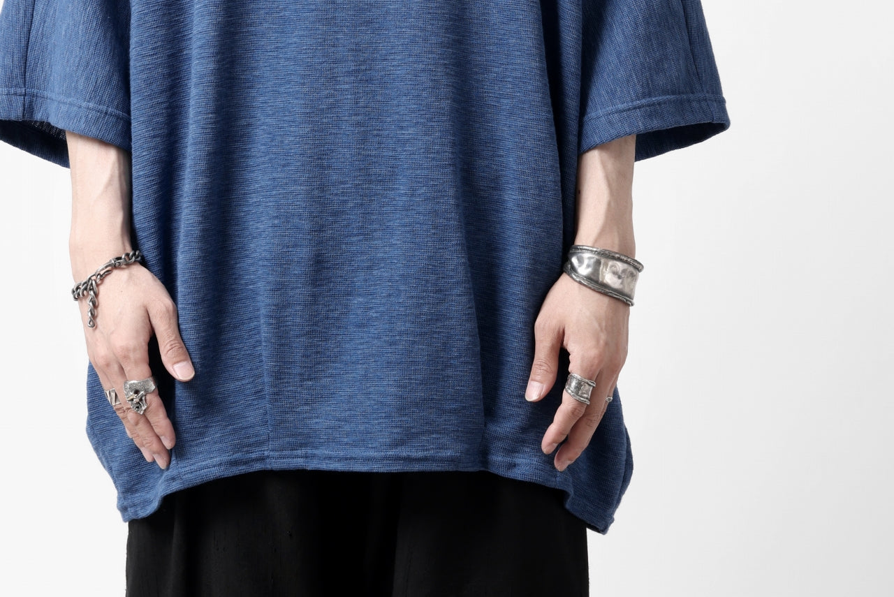 A.F ARTEFACT x LOOM exclusive DOLMAN LOOSEY TOPS / ORGANIC SURF KNIT COTTON (BLUE)