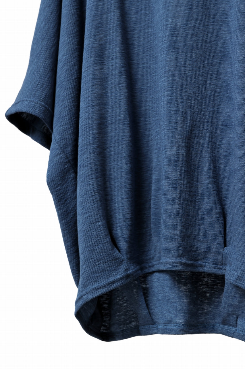 A.F ARTEFACT x LOOM exclusive DOLMAN LOOSEY TOPS / ORGANIC SURF KNIT COTTON (BLUE)