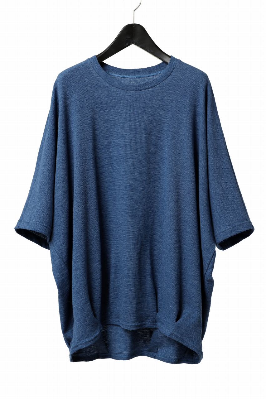 画像をギャラリービューアに読み込む, A.F ARTEFACT x LOOM exclusive DOLMAN LOOSEY TOPS / ORGANIC SURF KNIT COTTON (BLUE)