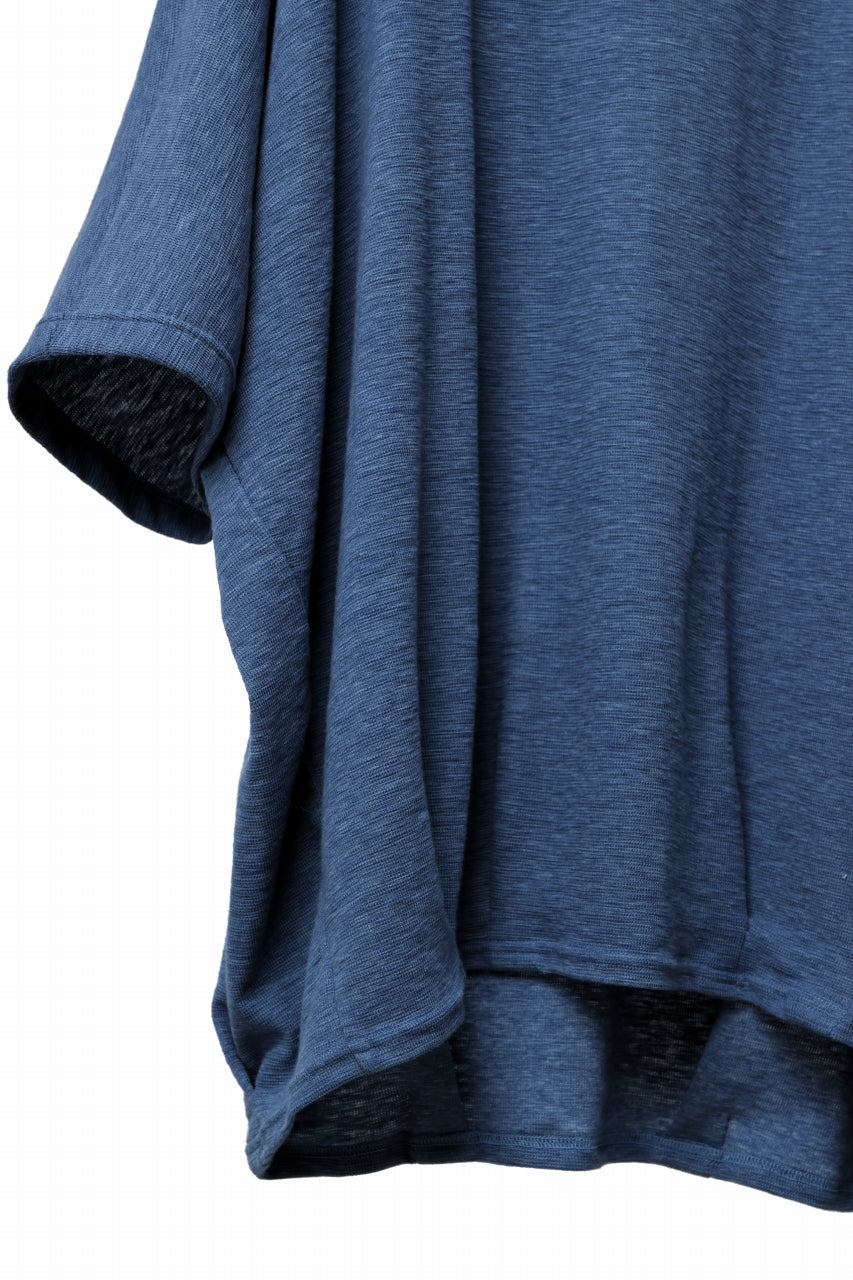 A.F ARTEFACT x LOOM exclusive DOLMAN LOOSEY TOPS / ORGANIC SURF KNIT COTTON (BLUE)