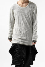 画像をギャラリービューアに読み込む, A.F ARTEFACT DOUBLE LAYERED LONG SLEEVE TOPS (IVORY×GREY)