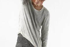 画像をギャラリービューアに読み込む, A.F ARTEFACT DOUBLE LAYERED LONG SLEEVE TOPS (IVORY×GREY)