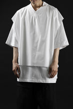 Load image into Gallery viewer, ALMOSTBLACK LAYERED CUT &amp; SEWN (WHITE)