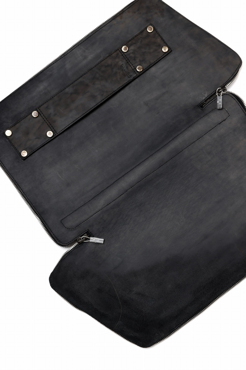 ierib onepiece clutch-bag / Shell Cordovan (MARBLE GREY #A)