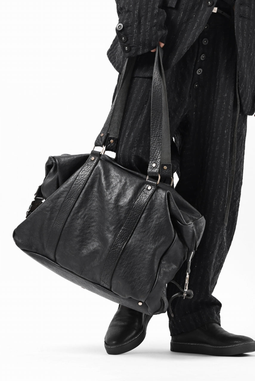 ierib Dr. Bag Large / FVT Oiled Horse Leather (BLACK)
