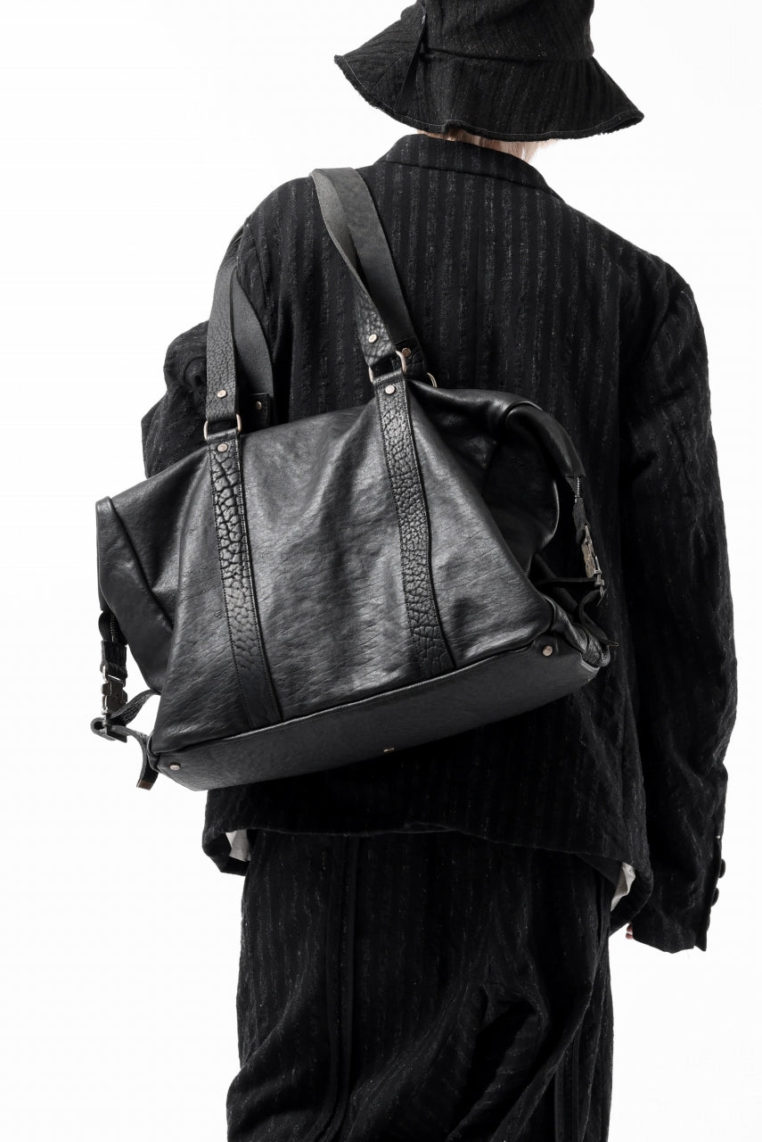 ierib Dr. Bag Large / FVT Oiled Horse Leather (BLACK)