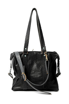 画像をギャラリービューアに読み込む, ierib exclusive 2way Doctors Bag with Strap Belt / FVT Oiled Horse (BLACK)