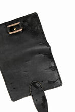 Load image into Gallery viewer, ierib exclusive lvmh leather wallet / JP inked horse butt (BLACK #B)