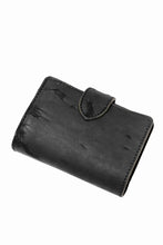 Load image into Gallery viewer, ierib exclusive lvmh leather wallet / JP inked horse butt (BLACK #B)