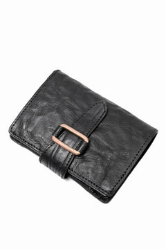 画像をギャラリービューアに読み込む, ierib exclusive LVMH leather wallet / waxy horse butt (BLACK)