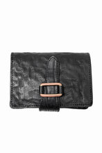 Load image into Gallery viewer, ierib exclusive lvmh leather wallet / waxy horse butt (BLACK)