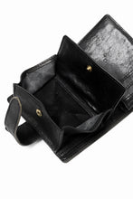 Load image into Gallery viewer, ierib exclusive lvmh leather wallet / JP inked horse butt (BLACK #B)