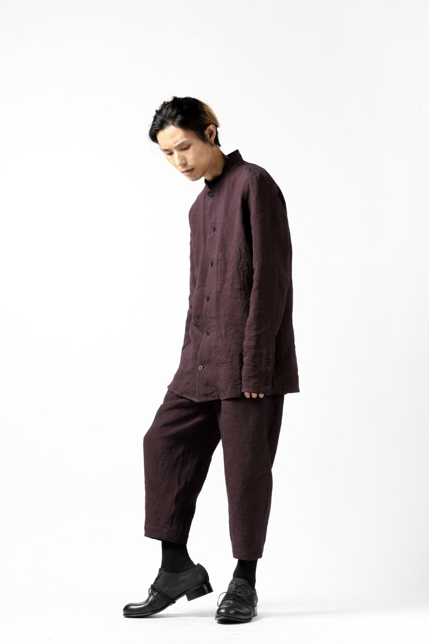 Hannibal. Cropped Trousers Natural Fit / harriet 194. (BURGUNDY)