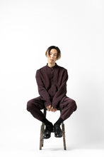 画像をギャラリービューアに読み込む, Hannibal. Cropped Trousers Natural Fit / harriet 194. (BURGUNDY)