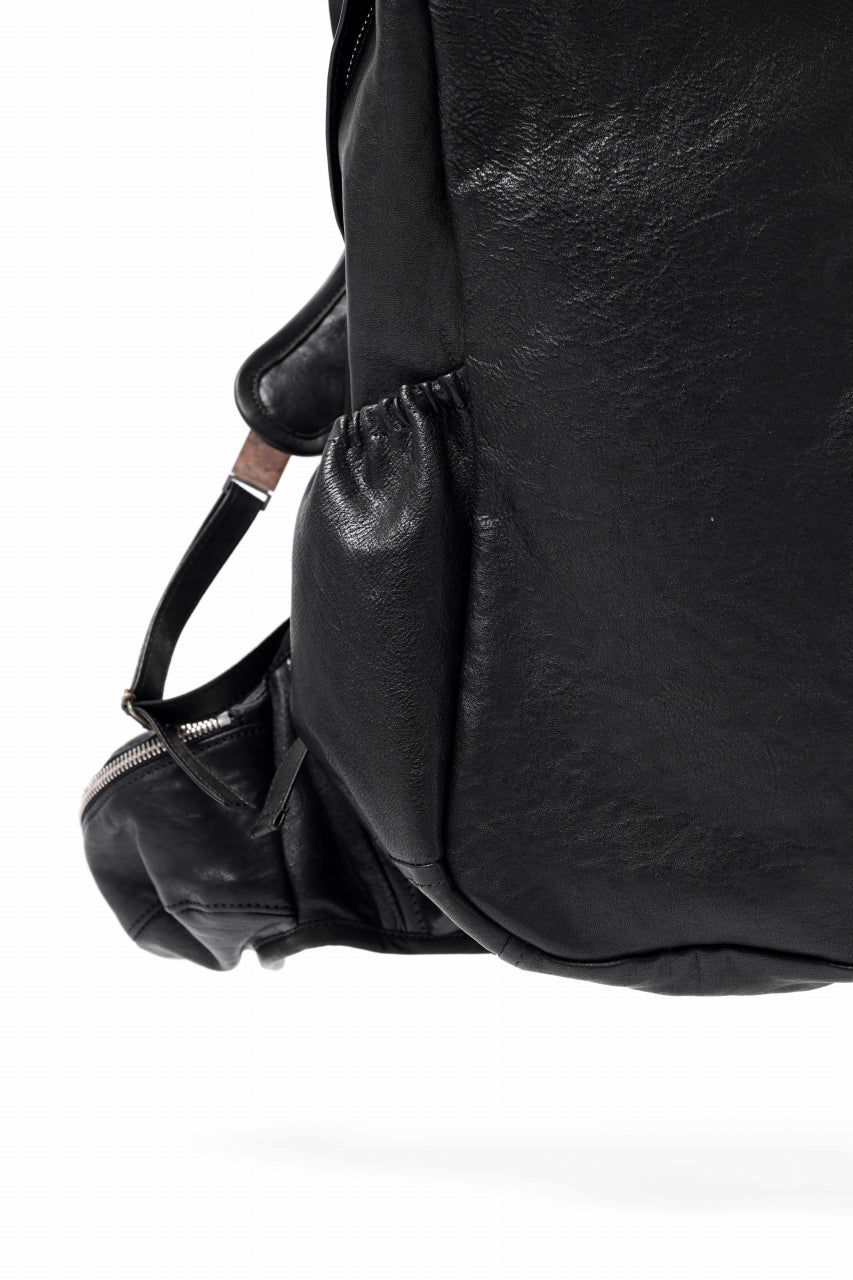 Load image into Gallery viewer, ierib NEW TRIO BACKPACK / FVT Oiled Horse Leather (BLACK)