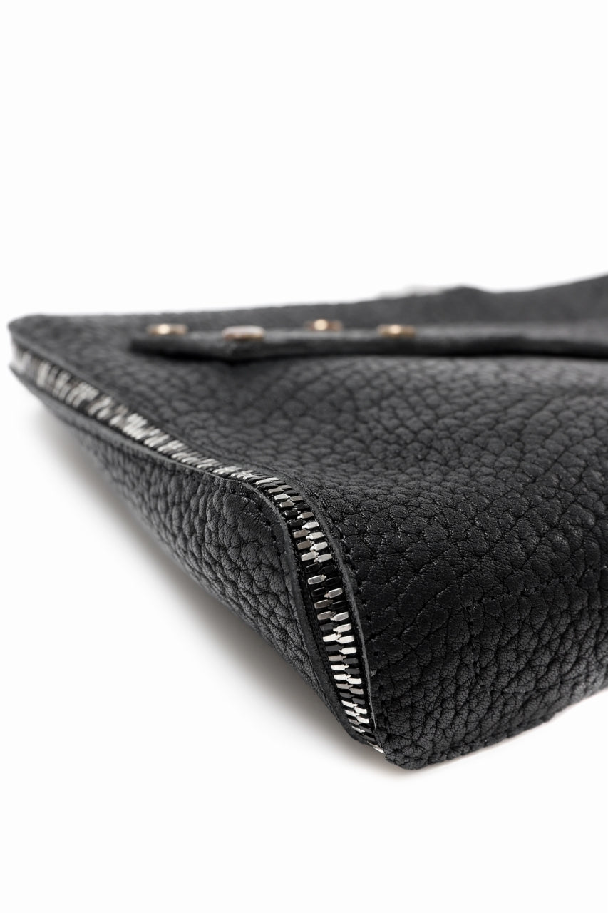 ierib onepiece clutch-bag / Rough Bull (BLACK)