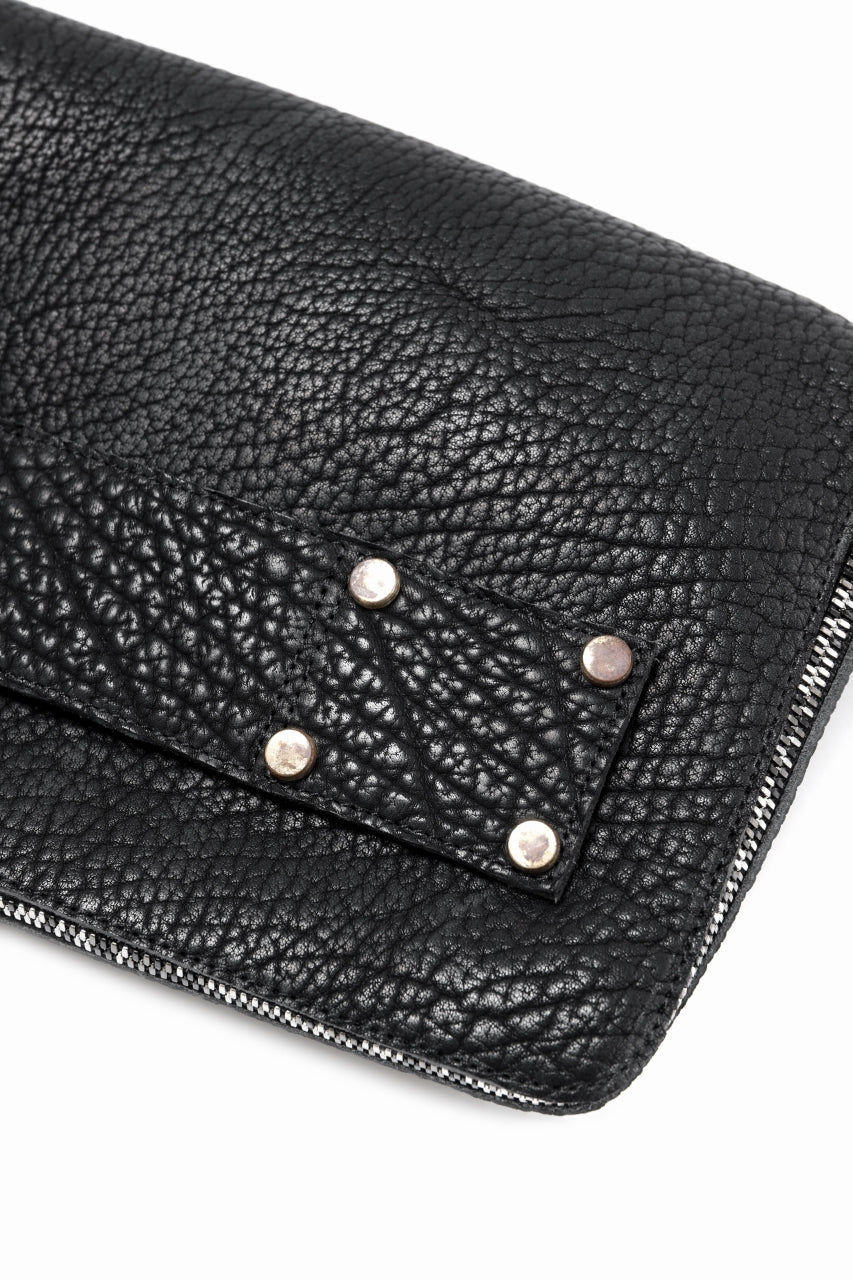 ierib onepiece clutch-bag / Rough Bull (BLACK)