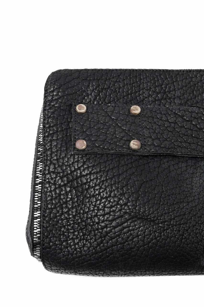 ierib onepiece clutch-bag / Rough Bull (BLACK)