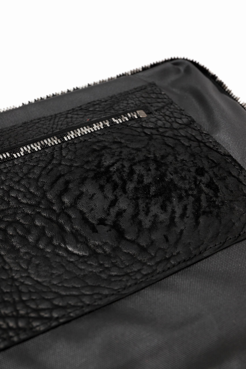 画像をギャラリービューアに読み込む, ierib onepiece clutch-bag / Rough Bull (BLACK)