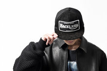 Load image into Gallery viewer, ISAMU KATAYAMA BACKLASH KANGAROO SUEDE MESH CAP (BLACK)
