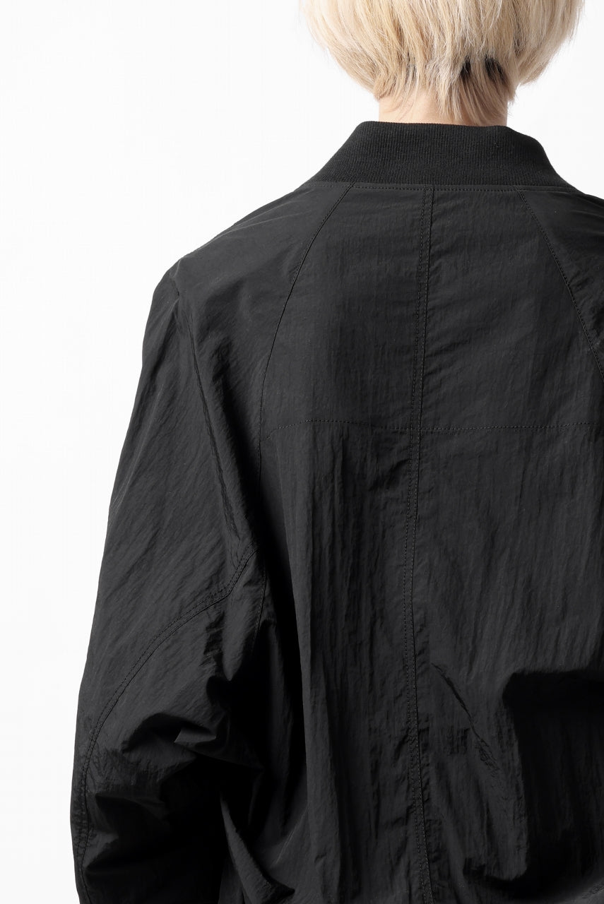 A.F ARTEFACT MA-1 BLOUSON / LIGHT WEIGHT NYLON (ALL BLACK)