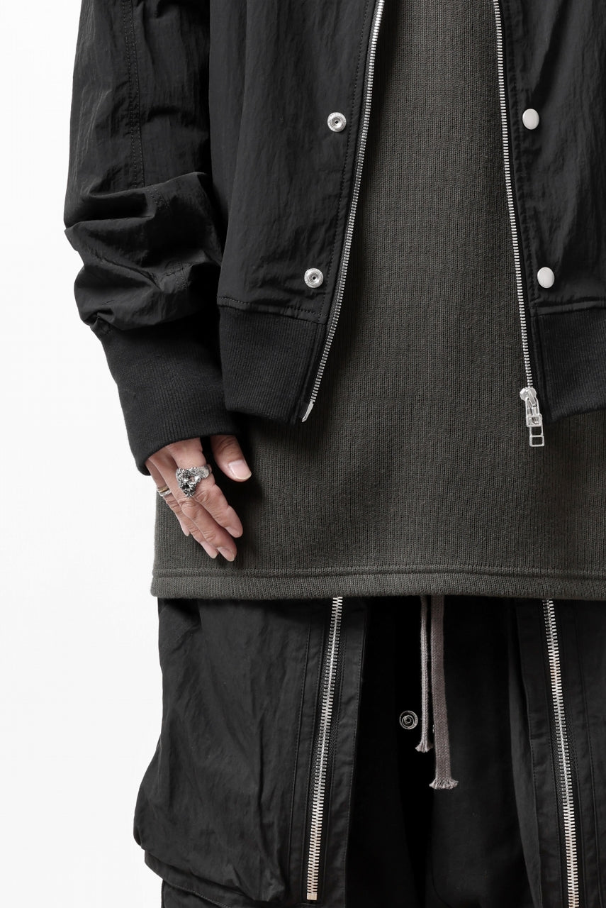 A.F ARTEFACT MA-1 BLOUSON / LIGHT WEIGHT NYLON (ALL BLACK)