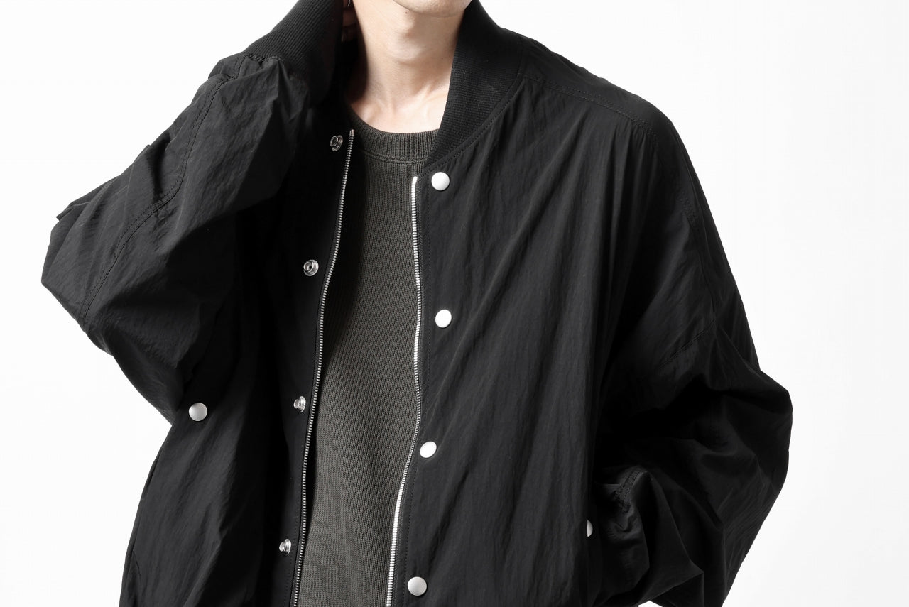 A.F ARTEFACT MA-1 BLOUSON / LIGHT WEIGHT NYLON (ALL BLACK)