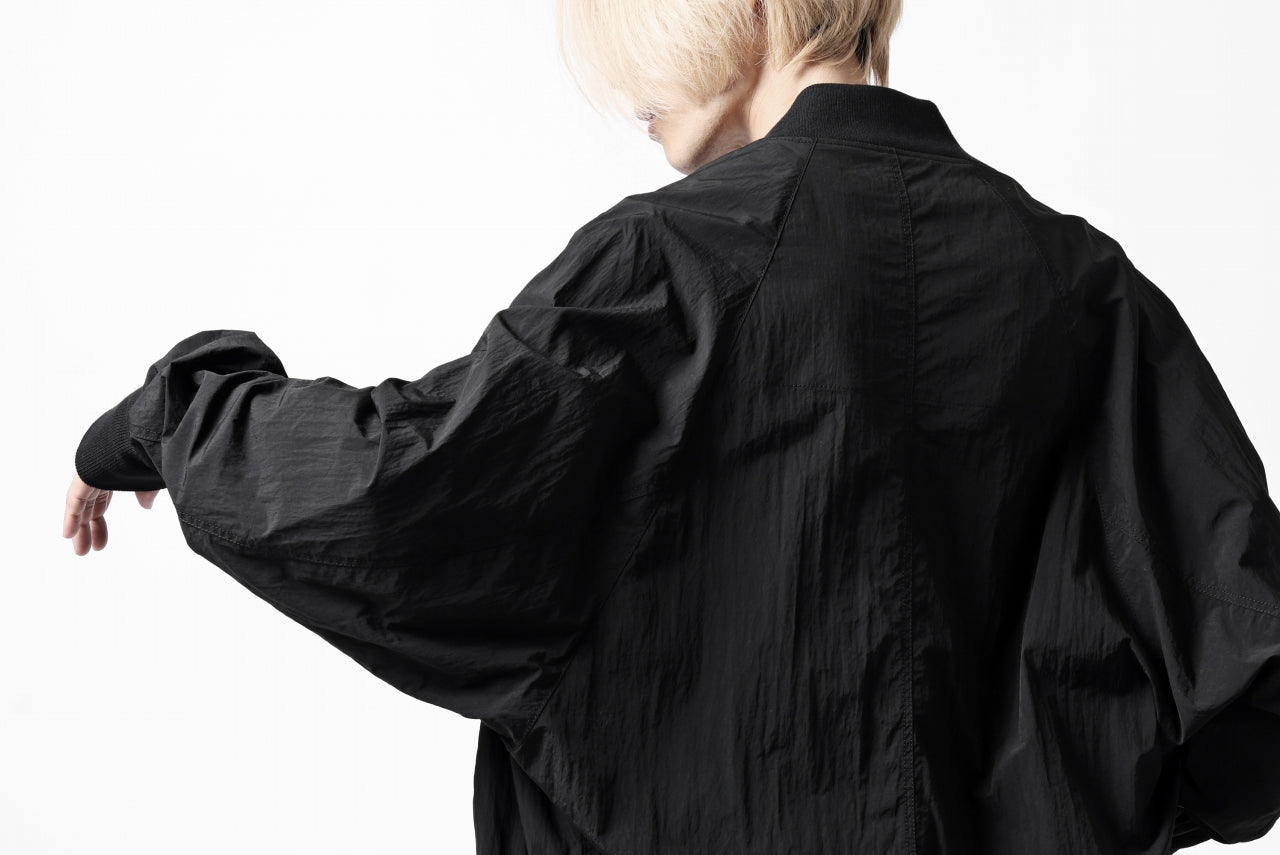 A.F ARTEFACT MA-1 BLOUSON / LIGHT WEIGHT NYLON (ALL BLACK)