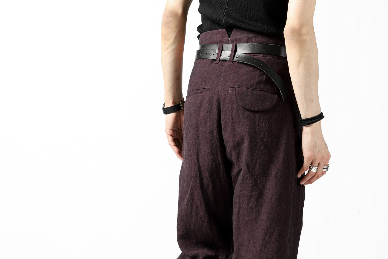 Hannibal. Cropped Trousers Natural Fit / harriet 194. (BURGUNDY)