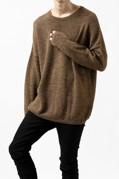 画像をギャラリービューアに読み込む, CAPERTICA ALPACA AIR KNIT SWEATER / BABY ALPACA FINEWOOL (CAMEL)