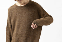 画像をギャラリービューアに読み込む, CAPERTICA ALPACA AIR KNIT SWEATER / BABY ALPACA FINEWOOL (CAMEL)