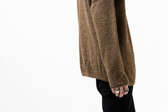 画像をギャラリービューアに読み込む, CAPERTICA ALPACA AIR KNIT SWEATER / BABY ALPACA FINEWOOL (CAMEL)